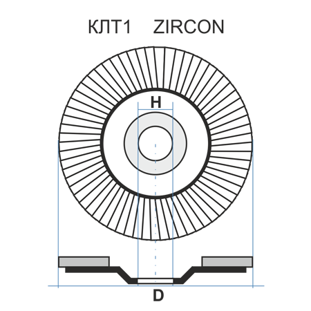 КЛТ 1 125 22.23 Ткань ZK 60 80