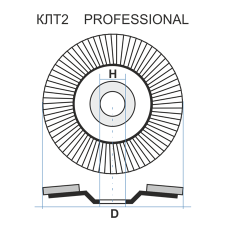 КЛТ 2 125 22.23 Ткань A 60 80